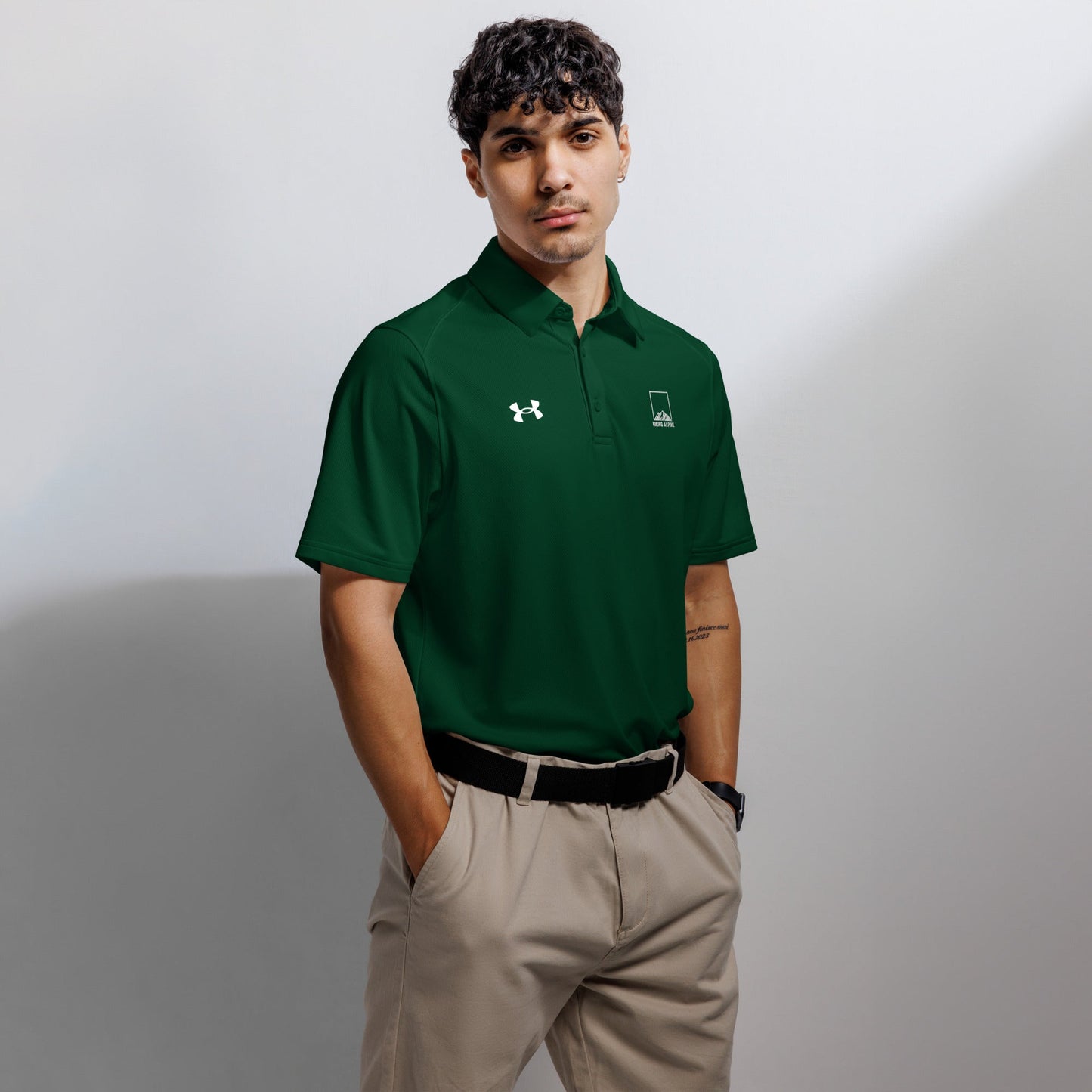 Hiking Alpine Square Under Armour® men's polo-2