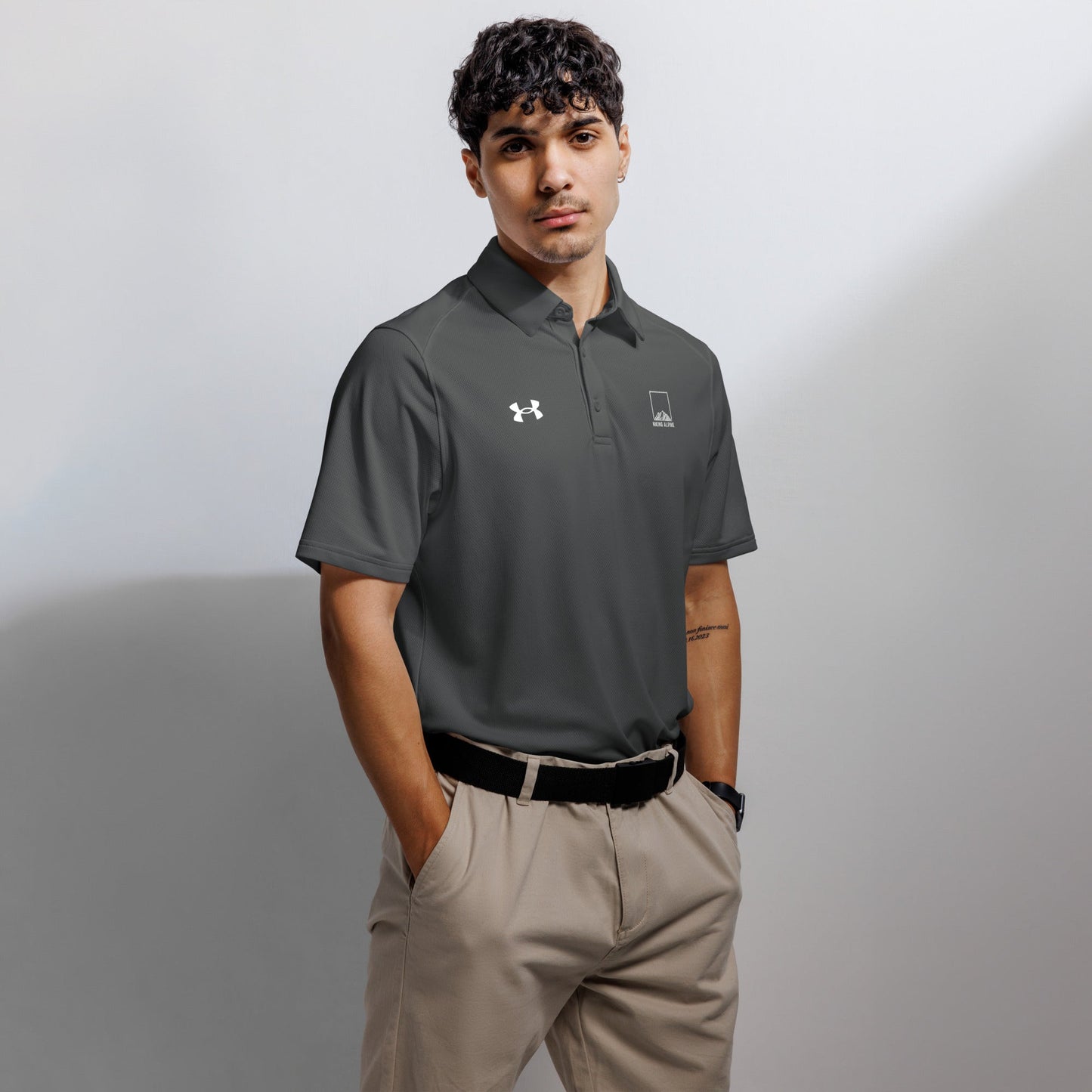 Hiking Alpine Square Under Armour® men's polo-3